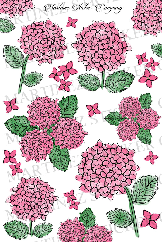 *PRINTABLE* Pink Hydrangeas