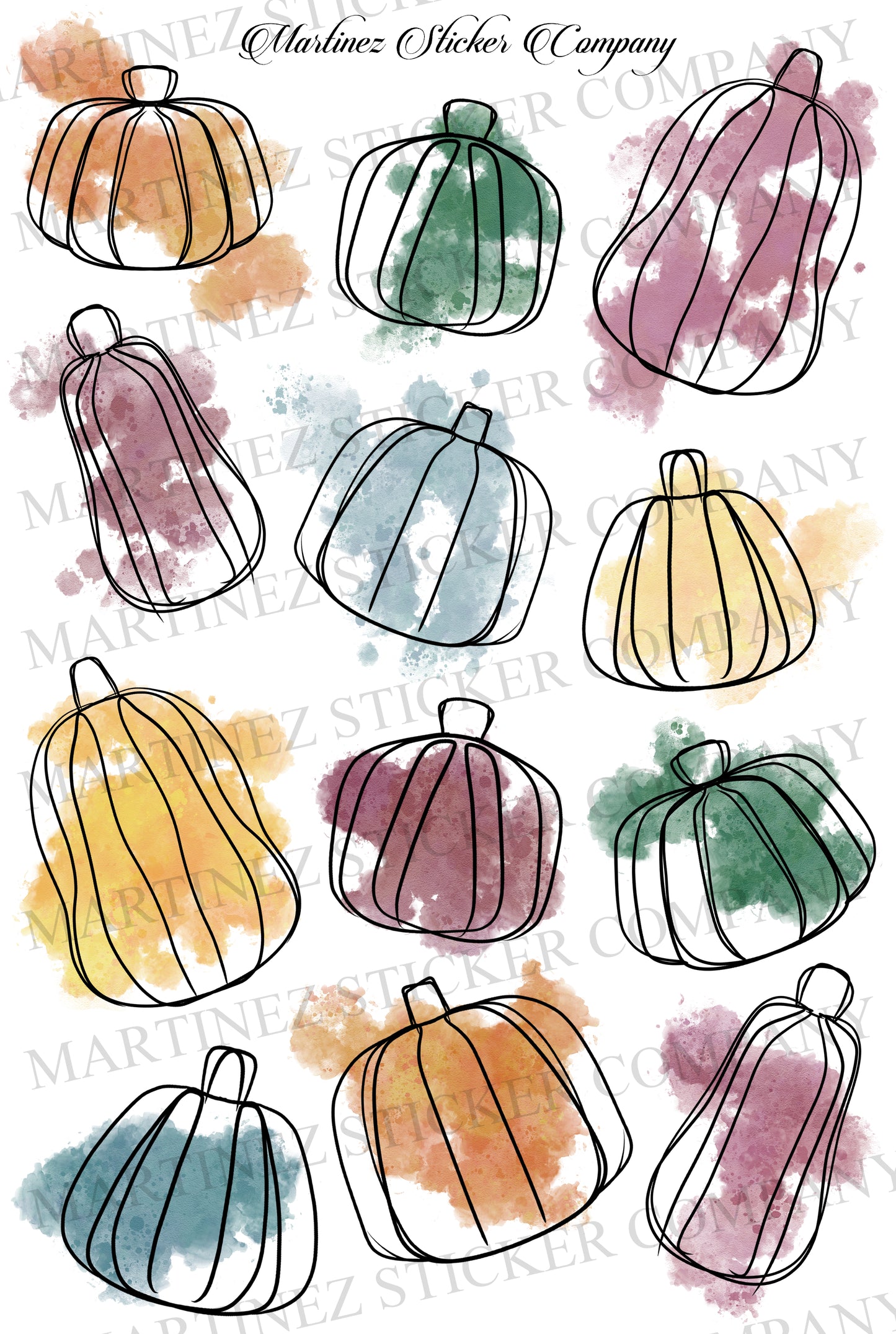 Jewel Tone Pumpkins