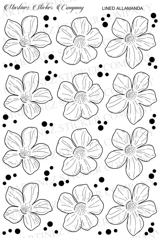 Lined Allamanda