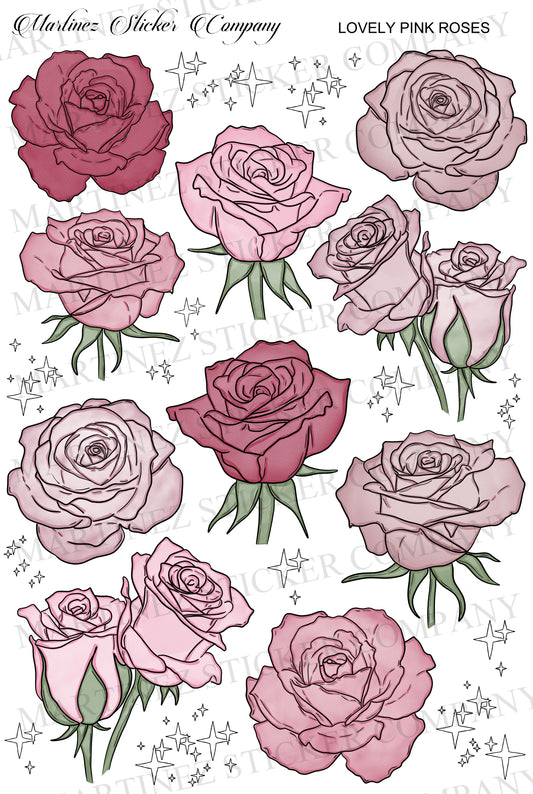 *PRINTABLE*  Lovely Pink Roses