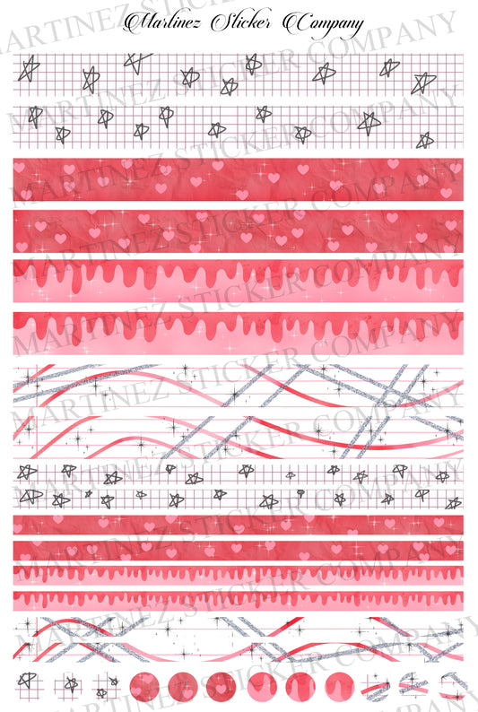 *PRINTABLE* Lovely Washi Strips