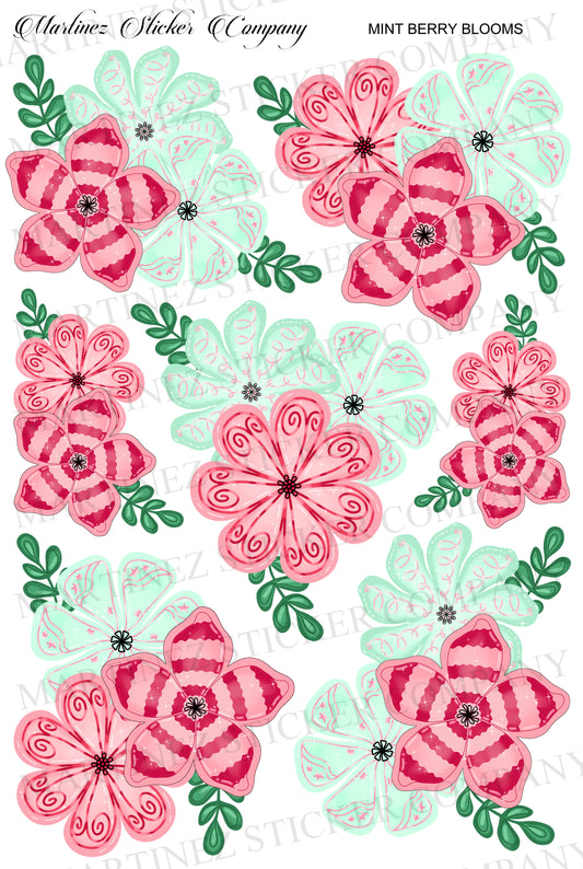 Mint Berry Blooms