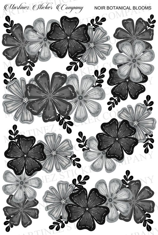 *PRINTABLE* Noir Botanical Blooms