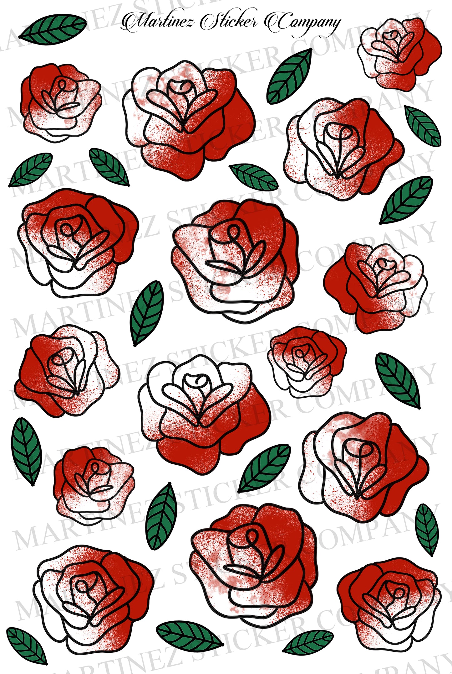 Painted Roses