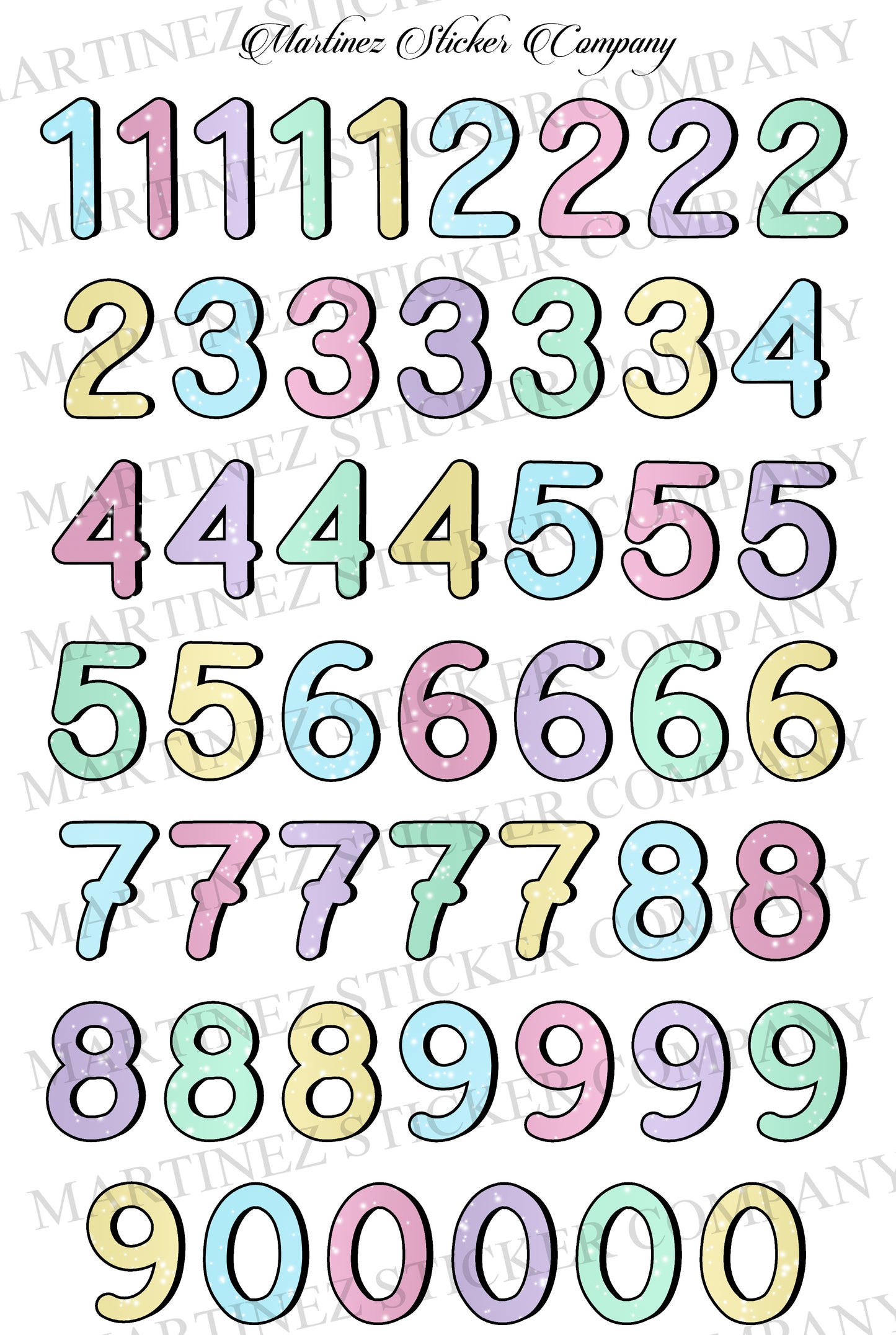 *PRINTABLE* Party Numbers