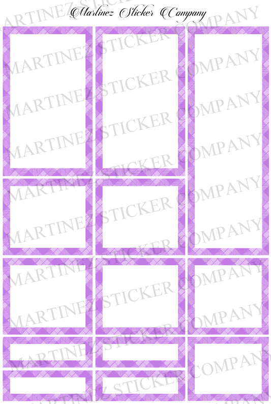 *PRINTABLE* Plaid Boxes Purple