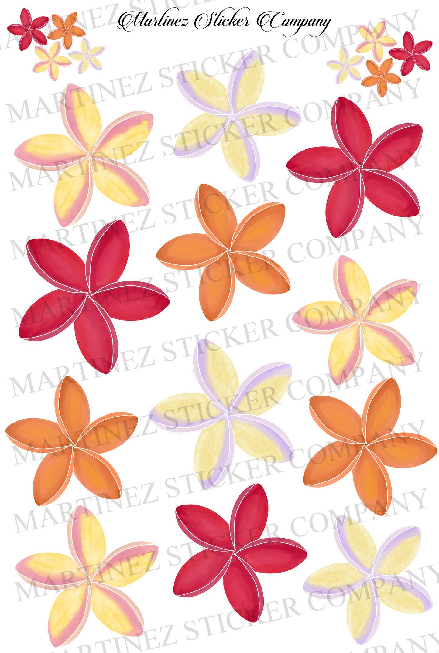 *PRINTABLE* Plumerias