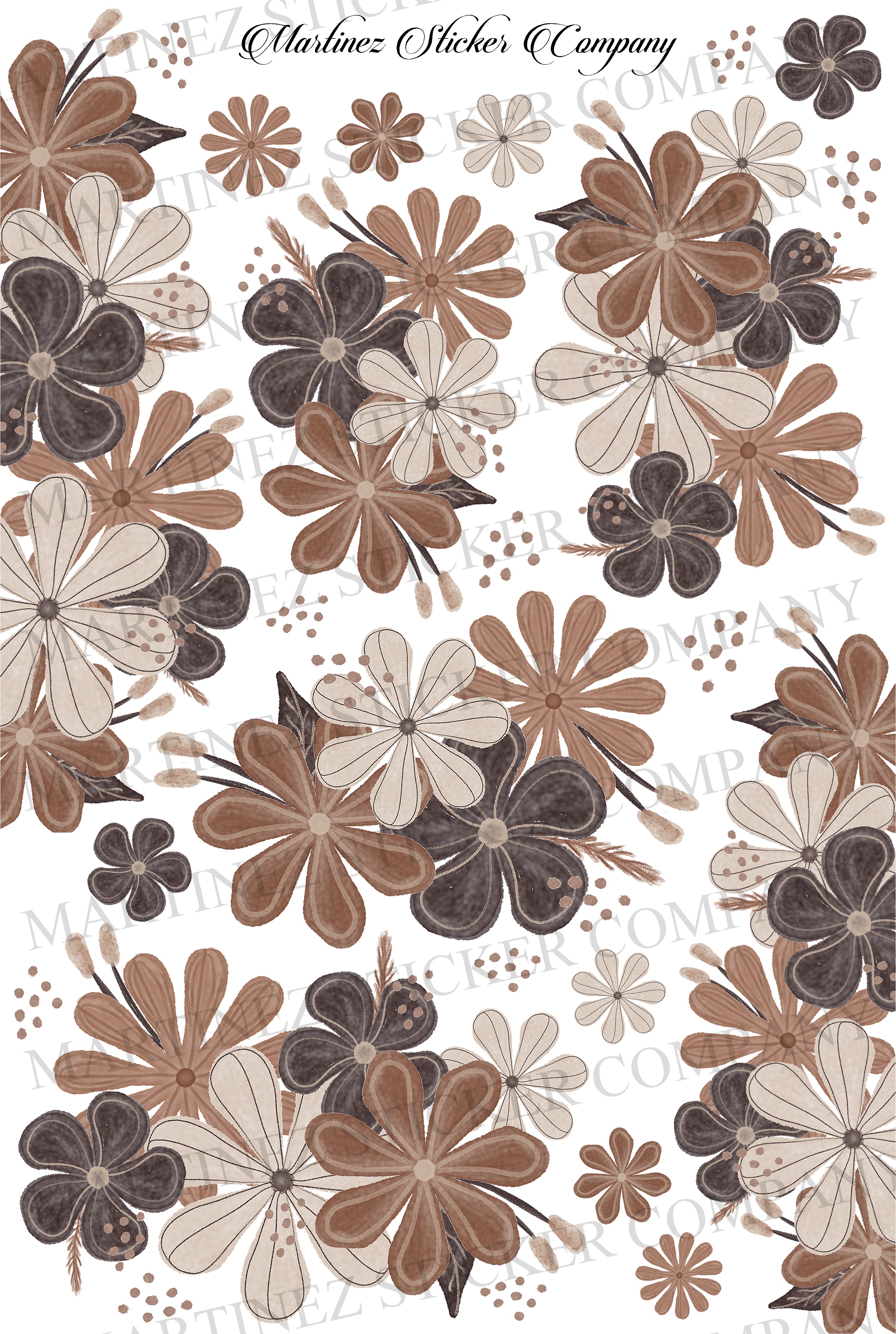 Brown Rustic Frame Sticker Rustic Fall – martinezstickercompany