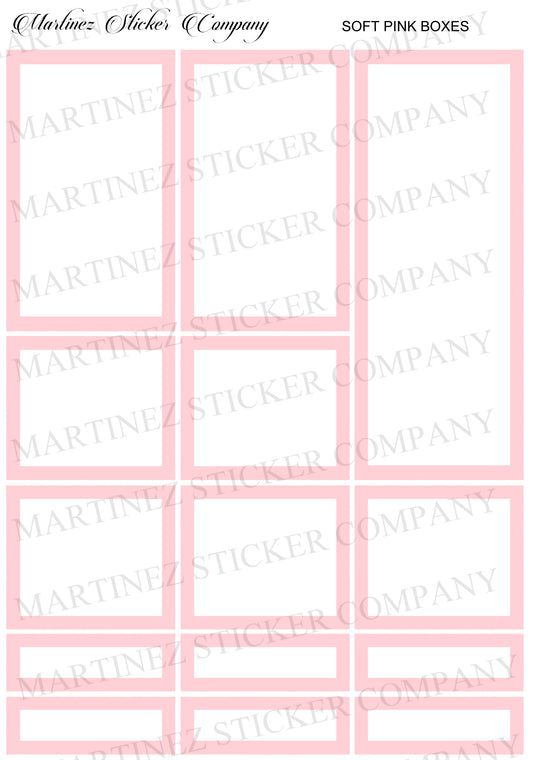 Soft Pink Boxes