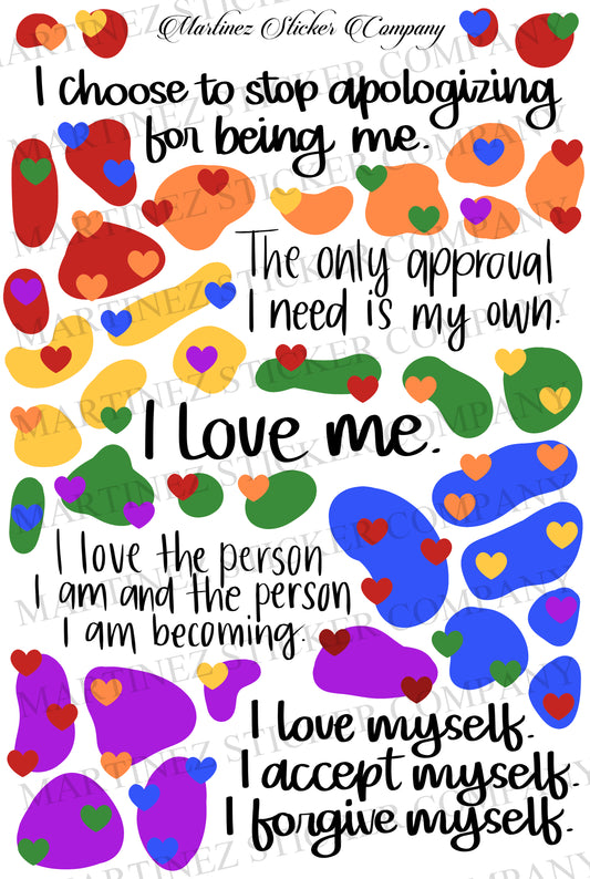 *PRINTABLE* Self Love Rainbow