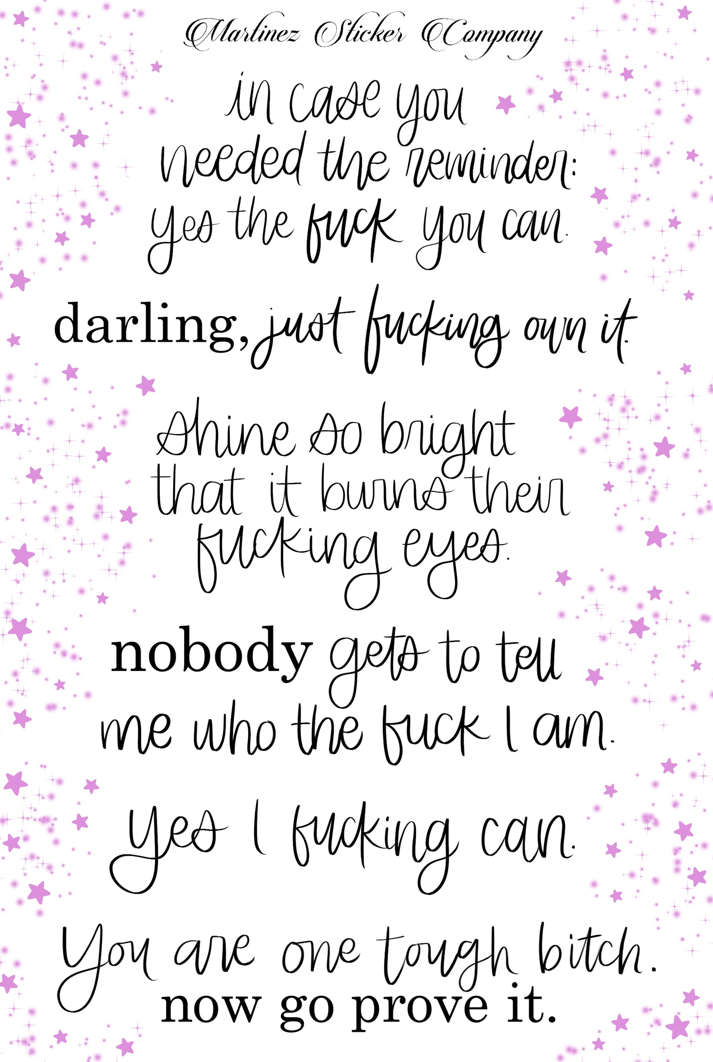 *PRINTABLE* Spicy Affirmations *WARNING*