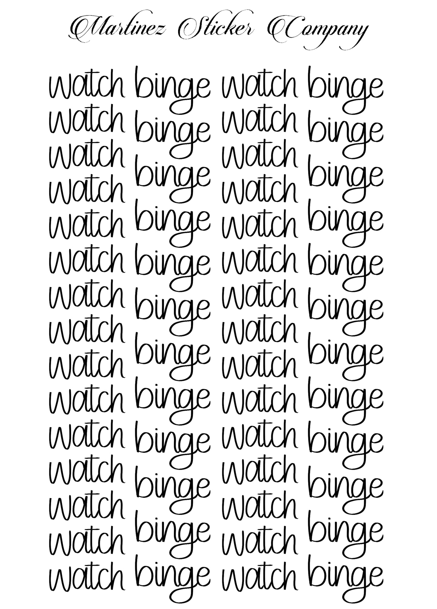 watch / binge