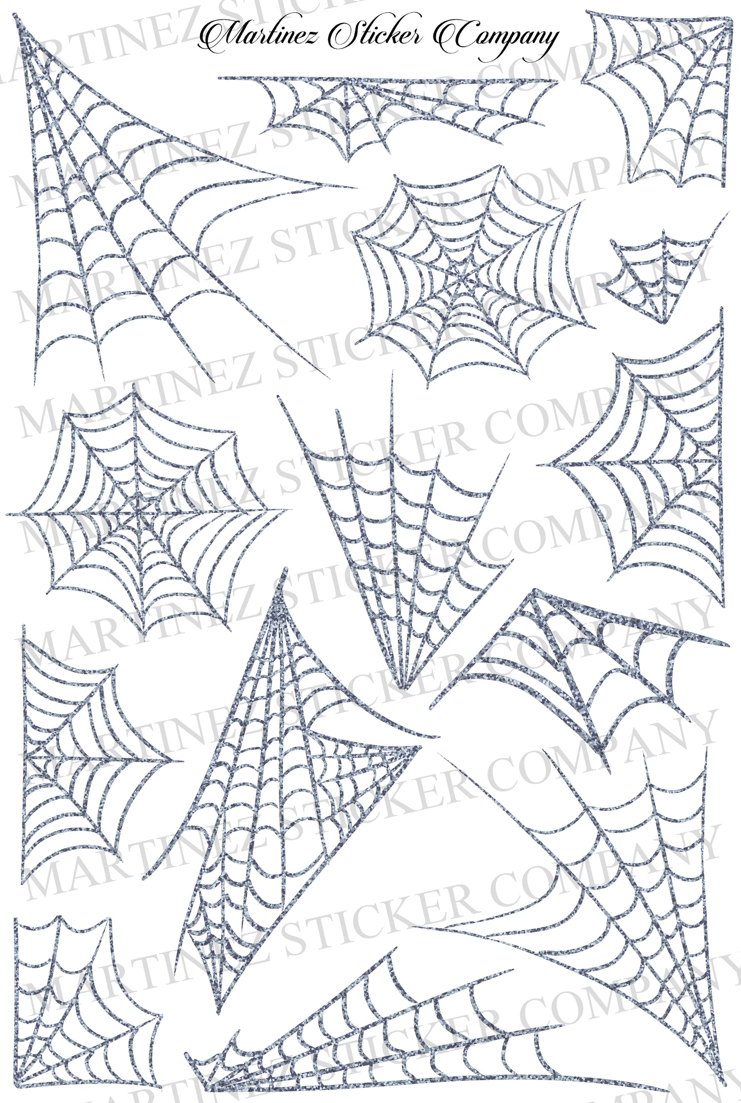 *PRINTABLE* Glitter Webs