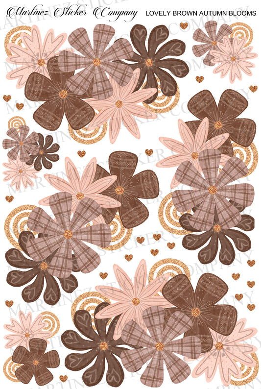 *PRINTABLE*  Lovely Brown Autumn Blooms