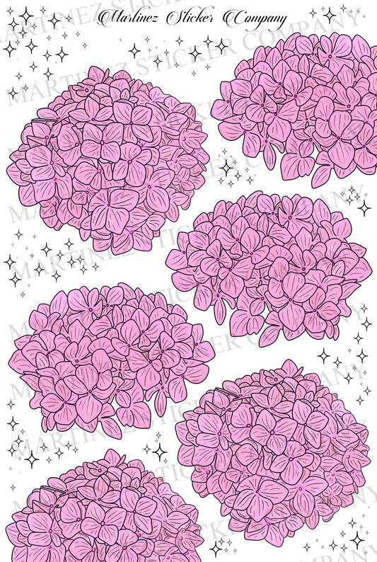 Pink Hydrangeas