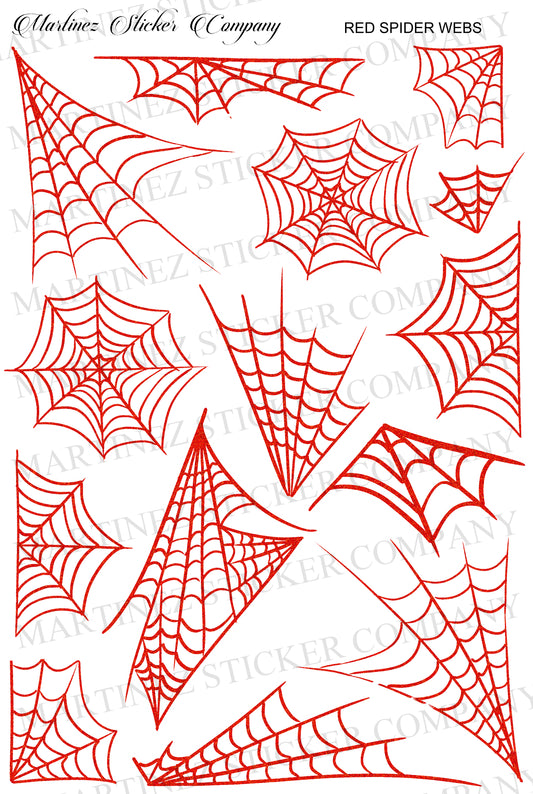 *PRINTABLE* Red Spider Webs