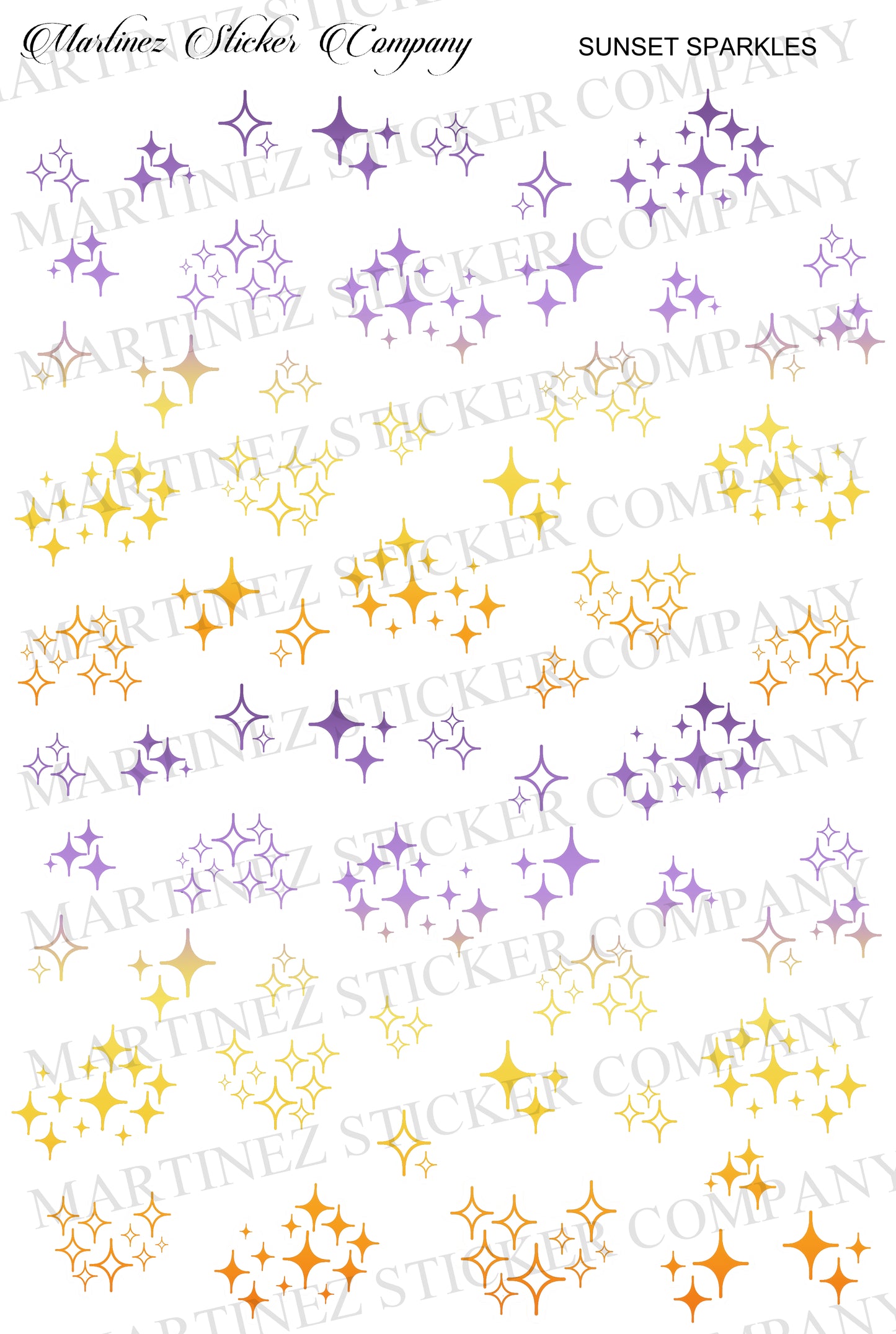 *PRINTABLE* Sunset Sparkles