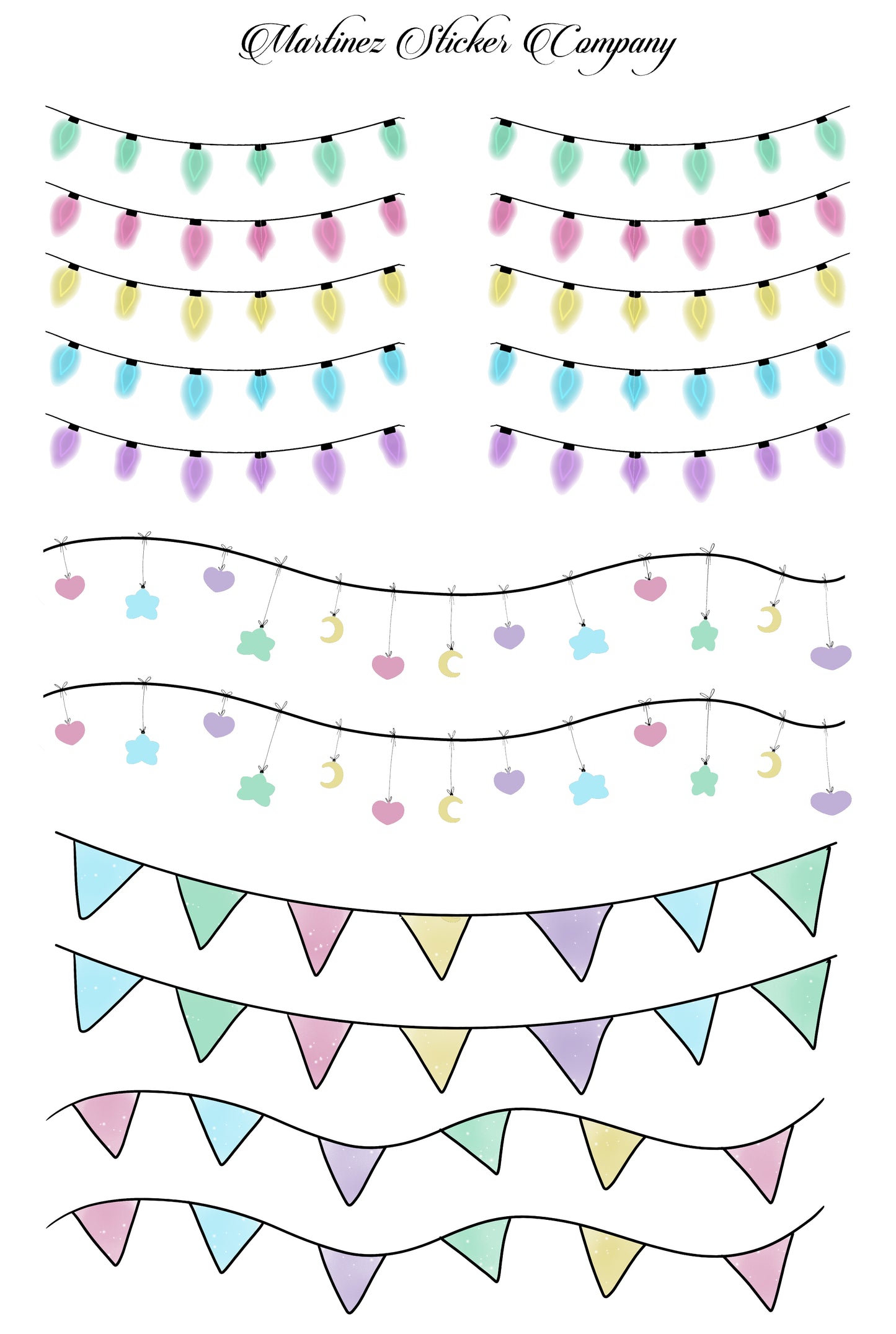 *PRINTABLE* Party Garlands / Lights