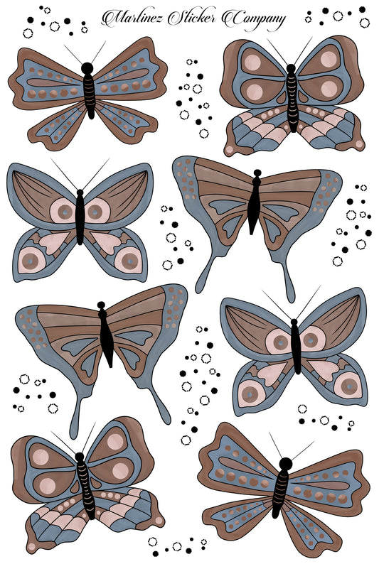 Muted Butterflies