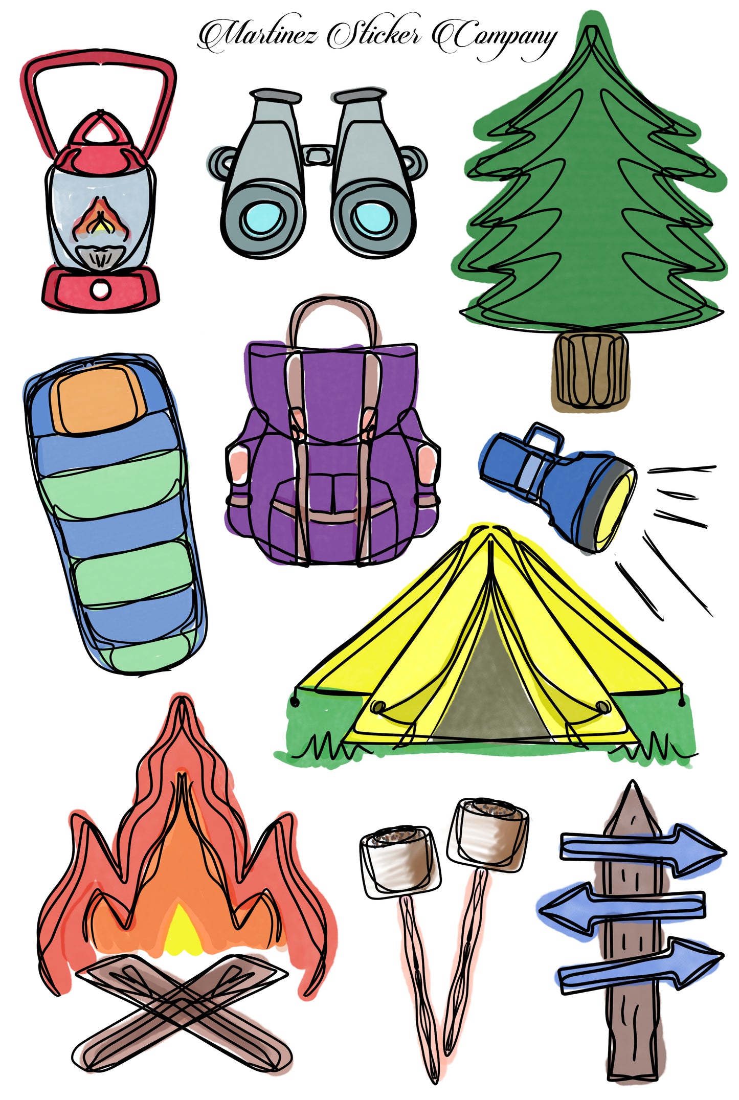 Camping Vibes Color
