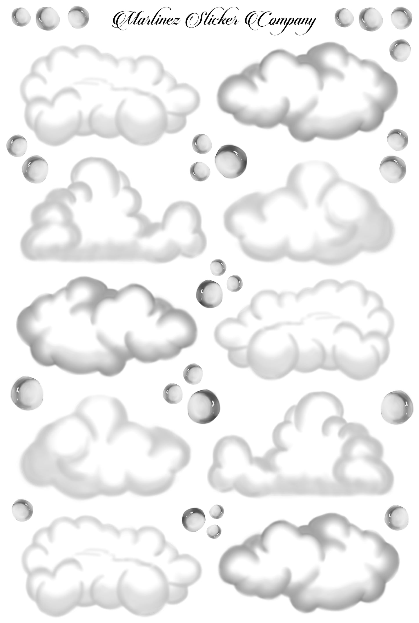 *PRINTABLE* Rainy Day Clouds