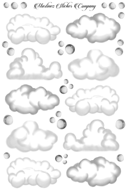 *PRINTABLE* Rainy Day Clouds