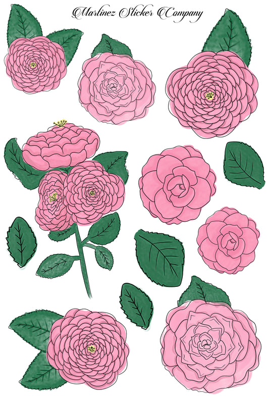 *PRINTABLE* Pink Camellias